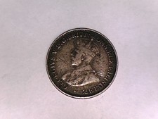 1928 Australia Three Pence Silver Coin Vf (Nice)