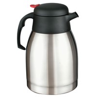 Isolierkanne 1,5 L Isolierflasche Thermoskanne Teekanne Iso Kafeekanne Edelstahl