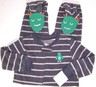 Carter's Toddler Boys Fleece Blanket Sleeper NWT 4T or 5T Gray Striped Monster