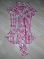 Longbluse mit Gürtel Gr. XS **Neu**