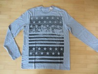 AMERICAN EAGLE langarm T-Shirt Gr. M grau ++ NEU ++