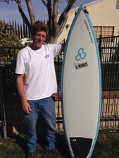 Channel Islands Al Merrick Flyer Tuf Light Surf Board 6'8. Local Delivery/p-up