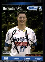 Michael Binder TBV Lemgo TOP AK Orig. Sign. +53188 + A 66714