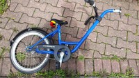 Add Bike Fahrradnachläufer Trailer Bike Anhängefahrrad Kinderrad blau 20 Zoll