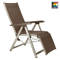 Kettler Basic Plus Relax Relaxsessel Relaxliege Relaxstuhl Campingstuhl in mocca