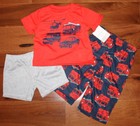 NWT, Boys, CARTER'S, 3-Piece Pajamas/Sleepwear, FIRETRUCKS & RESCUE, 18 Months