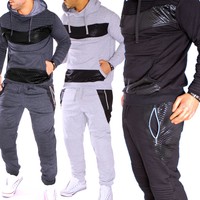Herren Jogginganzug Jogging Hose Jacke Sportanzug Sporthose Hoodie Fitness NEU