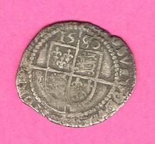 Great Britain 1580 Silver Hammered English Groat ? Elizabeth l or Unknown Coin