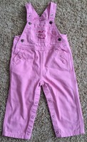 Carhartt Overalls With Horse Design Pink Toddler Baby Girls 24 Months EUC