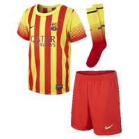Barcelona FC Away FCB NIKE Kinder Trikot+Hose/Shorts+Socken/Stutzen 2014 NEU 