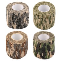 1 Roll Men Army Adhesive Camouflage Tape Stealth Wrap Outdoor Hunting U1