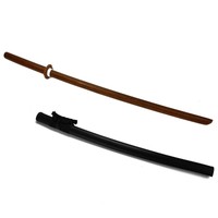 Bokken aus roter Eiche mit Saya, Holzschwert f. Kendo+Aikido inkl Schwertscheide