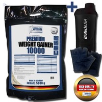 5000g Premium Weight Gainer 10000 - 5Kg Mega massgainer  X Muscle + Whey Protein