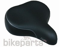 Endzone Tourensattel XL Fahrradsattel extra breit mit Elastomer-Federung