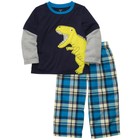 Carter's Baby Boys layered 2 Pcs pajama blue green size 12 Months