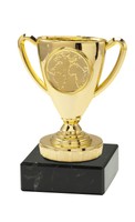  Kleinpokale 10 cm hoch in Gold oder Silber und Bronze Einzel-Pokal mit Sockel 