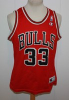VINTAGE CHAMPION No 33 SCOTTIE PIPPEN CHICAGO BULLS TRIKOT NBA GR M