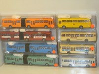 1:87 Konvolut Busse von Wiking, 8 Stück, TOP-Zustand (Lot#4632)