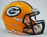 NFL Football Mini Helm/Helmet GREEN BAY PACKERS Speed neu&OVP Riddell