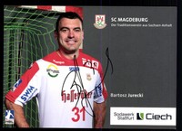 Bartosz Jurecki Autogrammkarte SC Magdeburg Original Signiert + A 103362