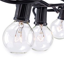 Patio Lights G40 Globe Party String Lights Outdoor Lighting For Garden Party Rv
