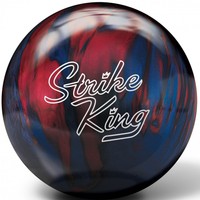Brunswick Strike King Reaktiv Bowling Ball Rot Blau, Perfekt für den Einstieg