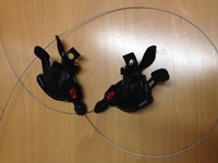 Sram X9 Schalthebel 2-fach und 10-fach gebraucht