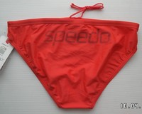 ORANGE =SPEEDO= Badehose LOGO PRINT BACK high-cut Bade-Slip swim-trunks NEU Gr.L