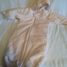Kissy Kissy Pink Velvet Baby Girl Bunting Sack Snow Suit 0-5 Months