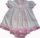 Adult Baby Sissy Pink Modest Baby Dress Set ღஐƸ̵̡Ӝ̵̨̄Ʒஐღ Binkies_n_Bows