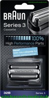 BRAUN Kombipack 32b Series 3 * Cassette * schwarz NEU&OVP 3020s 320 390 395 etc