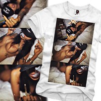 E1SYNDICATE T SHIRT COCAINE KOKAIN SUPREME LAST KINGS PORNO DOPE MMG S/M/L/X