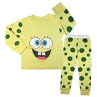 Kids Toddler Baby girls boys sleepwear long sleeve pajama sets Spongebob 