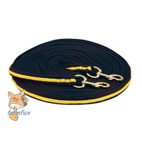 WEICHE Doppellonge Doppelte Soft Longe Longierleine 17 m Pferde Softlonge