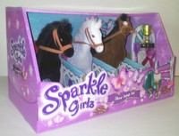 Horse Stable Toy - Three Horses & Accessories - Show Jump Set - GREAT GIFT