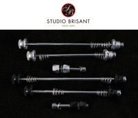 NEW Spannachsen + Sattelstützenklemmung in silber  * schwarz  