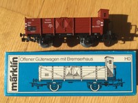 Märklin H0 4696 Offener Güterwagen mit Bremserhaus NEU+OVP