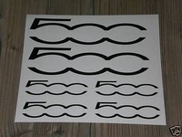 Fiat 500 Aufkleber Set Sticker Abarth Assetto Corse Tuning Racing Essesse Italy