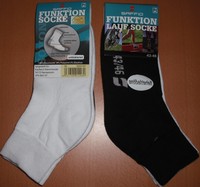 4 Paar Herren Funktion Laufsocken / Sportsocken Antibakteriell Gr. 43/46