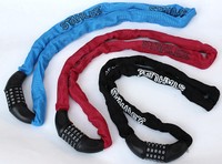 starkes ZAHLENSCHLOSS FAHRRADSCHLOSS KETTENSCHLOSS 5,5 x 900 / 1200 mm bunt 9667