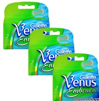 6 Klingen Gillette VENUS EMBRACE Rasierklingen Neu & Original !!!