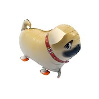 Folienballon - Mops - Airwalker Ballon