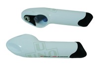 TAQ-PRO Bar Ends BE17 - weiß-glanz