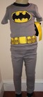 Batman Boys Gray 2 Piece Short Sleeve Pajamas Size 4T 