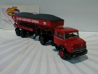 Brekina 81106 # Mercedes-Benz LS 1620 Kohlenkuli " Raab Karcher " in rot 1:87 