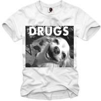 E1SYNDICATE T SHIRT DOPE DOG MDMA LSD WEED BONG COCA SUPREME FUCT WASTED YOUTH
