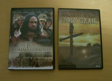 Af0304 Ten Commandments & In Search Of The Holy Grail Two Dvds Used