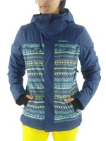O'Neill Skijacke Snowboardjacke Peridot blaugrau gelb 10K Thinsulate