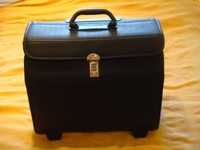 SAMSONITE Herren Akten Koffer Trolley mit 2 Rollen Schwarz 44,5 x 37,5 x 22,5 cm