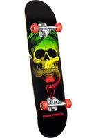 POWELL PERALTA Komplett Skateboard Deck POWELL SKULL & SNAKE 8.0" Color red